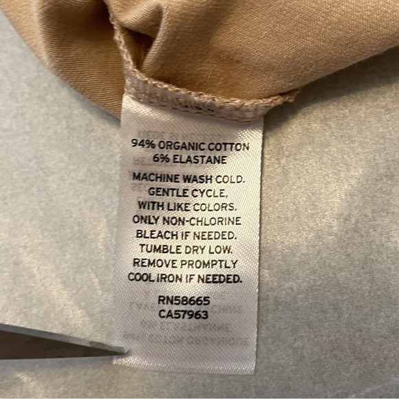 BP Nordstrom Crop Organic Cotton Blend Camisole In Tan Doeskin 3X - Picture 8 of 13